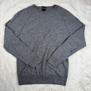 J. Crew Men's Slim Rugged Sweater Crew Neck Knit Style C8445 Heathered Grey SM